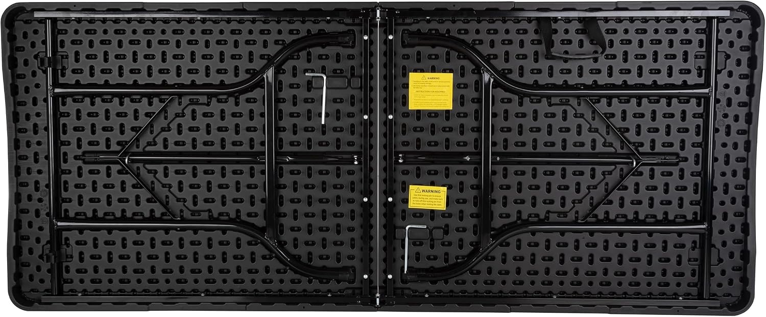 image:imageLavish Home Indoor amp Outdoor Portable Folding Table Black 6ftBlack