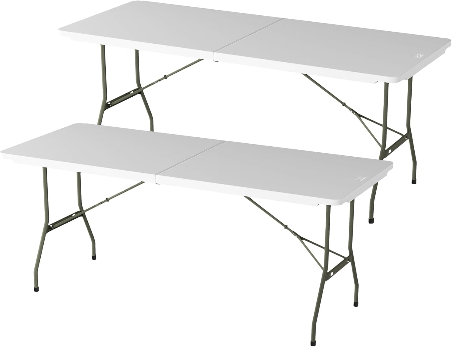 image:imageLavish Home Indoor amp Outdoor Portable Folding Table Black 6ftWhite