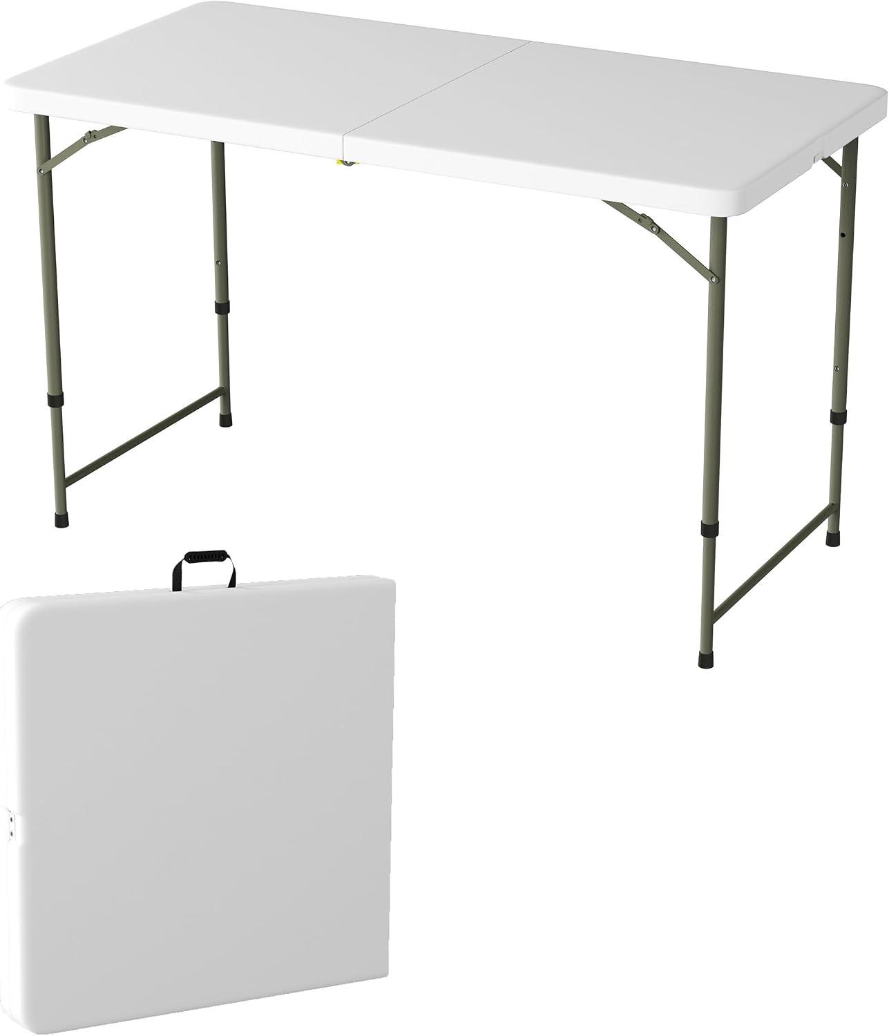 image:imageLavish Home Indoor amp Outdoor Portable Folding Table Black 6ftWhite