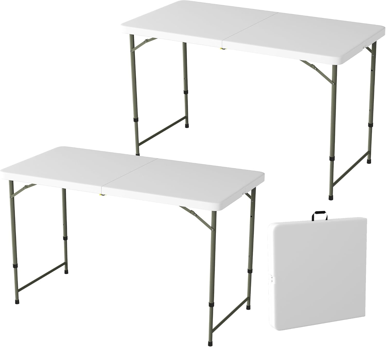 image:imageLavish Home Indoor amp Outdoor Portable Folding Table Black 6ftWhite