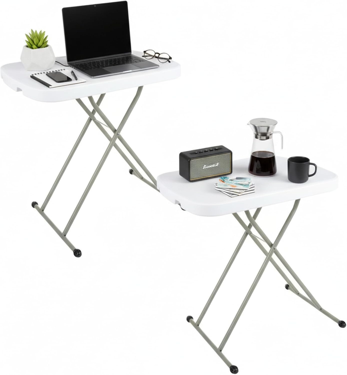image:imageLavish Home Indoor amp Outdoor Portable Folding Table Black 6ftWhite
