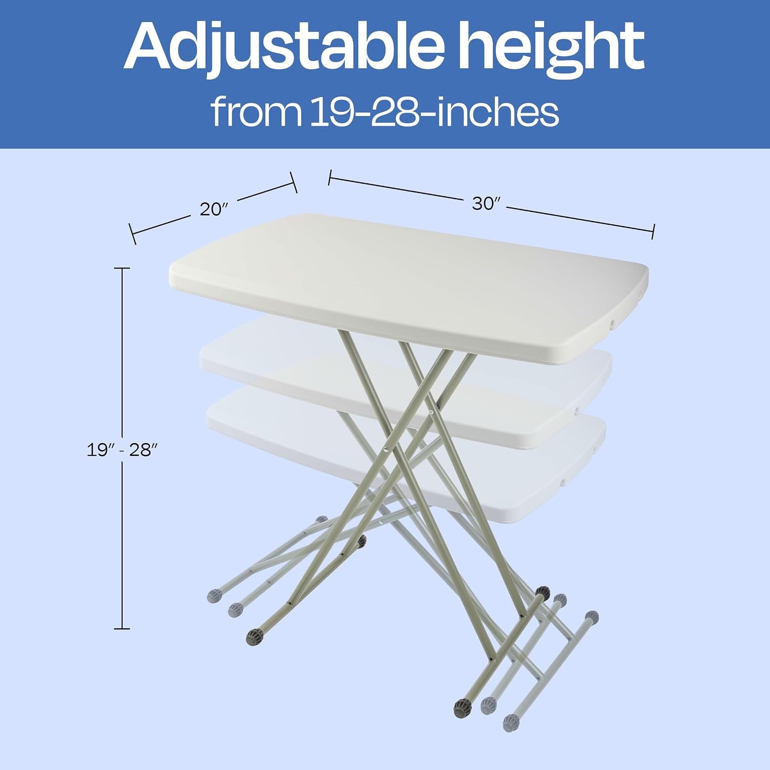 image:imageLavish Home Indoor amp Outdoor Portable Folding Table Black 6ftWhite